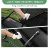Tow Behind Lawn Sweeper, 50 Inch Pull Behind Leaf Collector with 26 Cu. Ft. Capacity for Yard and Farm - 3 of 4