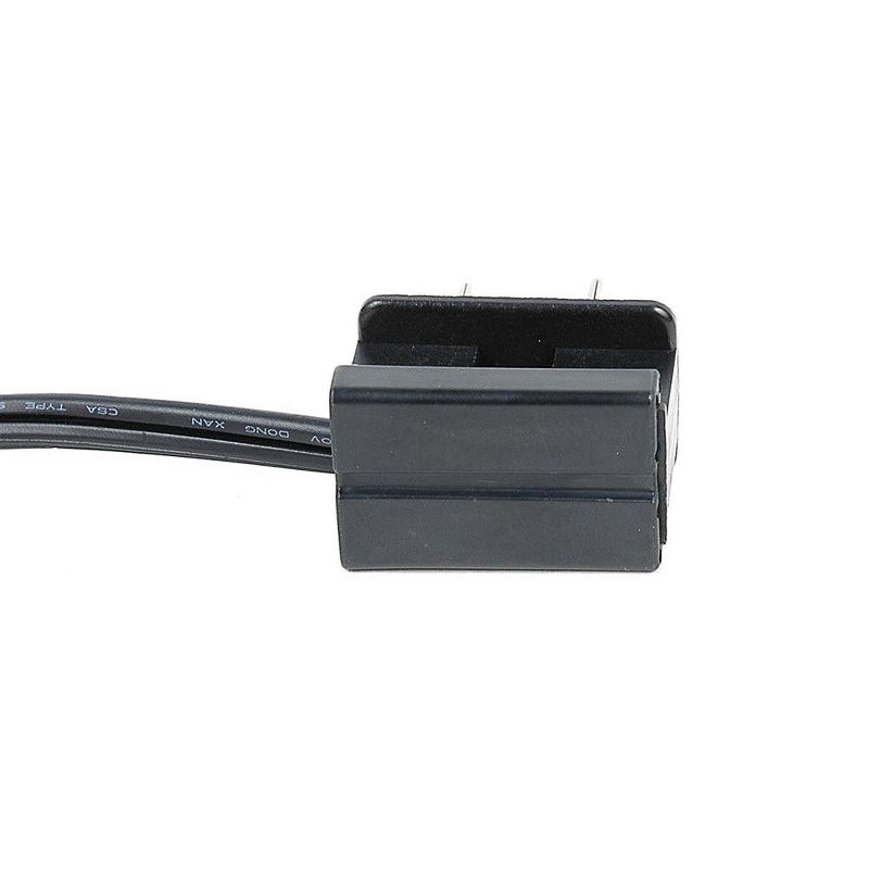 Novelty Lights Black Snap-On Vampire Plug SPT-1 for C9/C7 Socket or Zip Cord Wire, 4 of 5