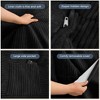 MAXYOYO Giant Bean Bag Chair Bed, Convertible Beanbag Folds from Lazy Chair to Floor Mattress, Black - 4 of 4