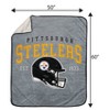NFL Pittsburgh Steelers Vintage Arch Sweatshirt Blanket - 2 of 3