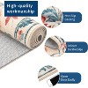 Washable Floral Rug, 5x7ft Non-Slip Foldable Area Rug, Machine Washable Pink Rug for Living Room Bedroom, Pet-Friendly - 4 of 4