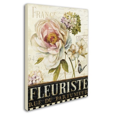 Trademark Fine Art -Lisa Audit 'Marche de Fleurs III' Canvas Art