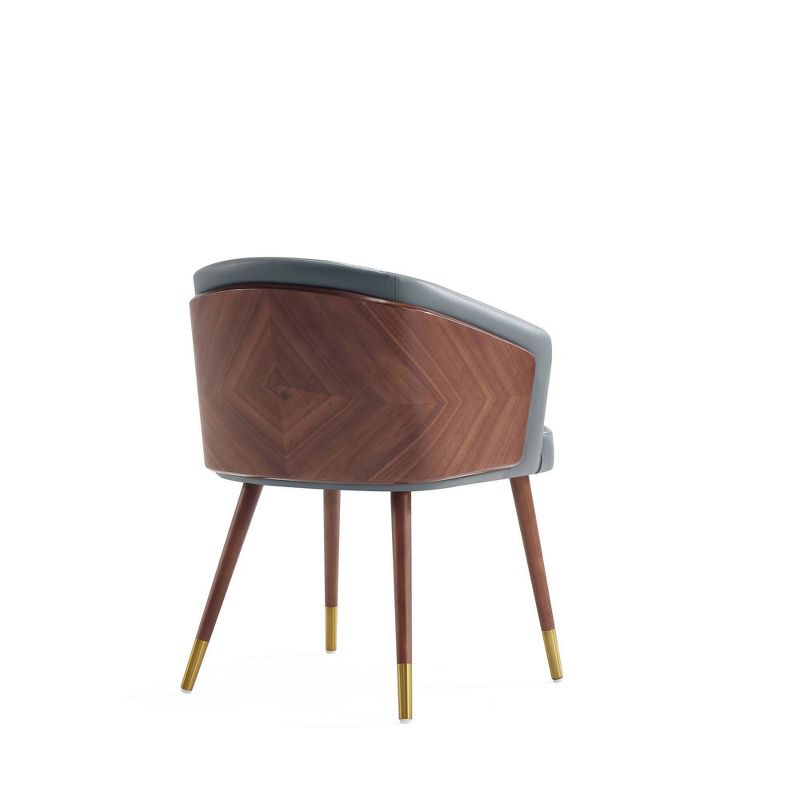 Reeva Modern Leatherette Upholstered Dining Chair - Manhattan Comfort, 5 of 11