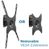 Mount-It! Locking TV Wall Mount, Full Motion TV Mount with Anti-Theft Lockable Quick Release VESA Head, Fits VESA 100, 200 and 400, 44 Lbs. Capacity - 3 of 4