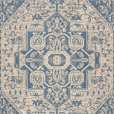 blue/creme