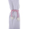 Unique Bargains Buckle Faux Pearl Curtain Tie Polyester ABS 2 Pcs - 4 of 4