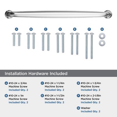 Polished Chrome 13" Appliance Pull with Mounting Hardware