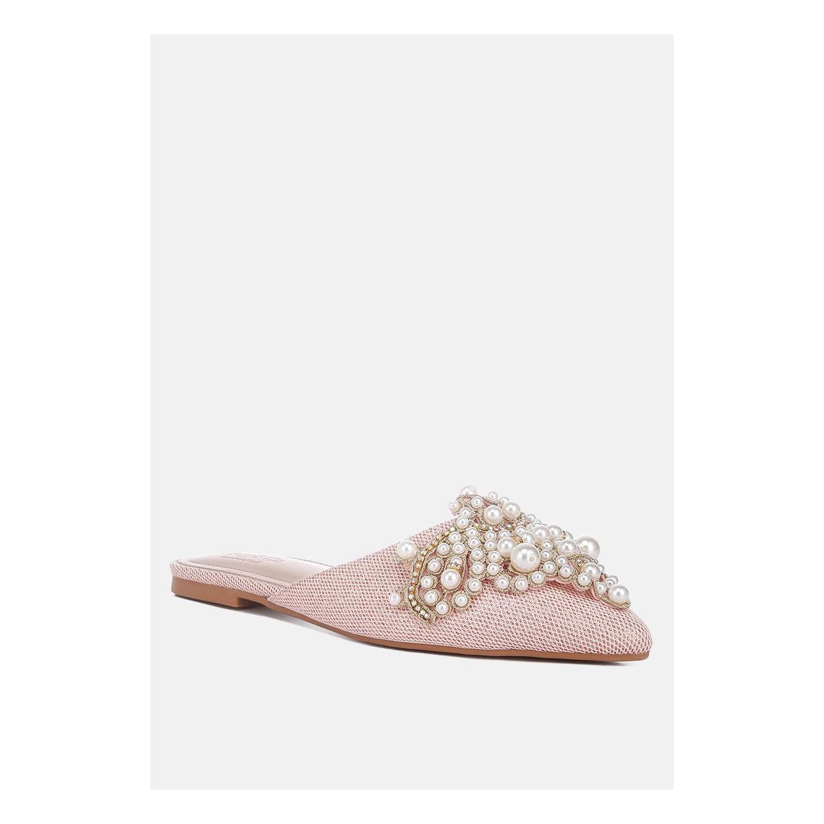 Женские сабо Rag & Co Womens Women Astre Pearl Embellished Shimmer Mules 6 — фото 2