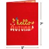 Paper Love 3D Pop-Up Greeting Card, Fall Fox, with Envelope and Note Tag - 5" x 7" - 2 of 4