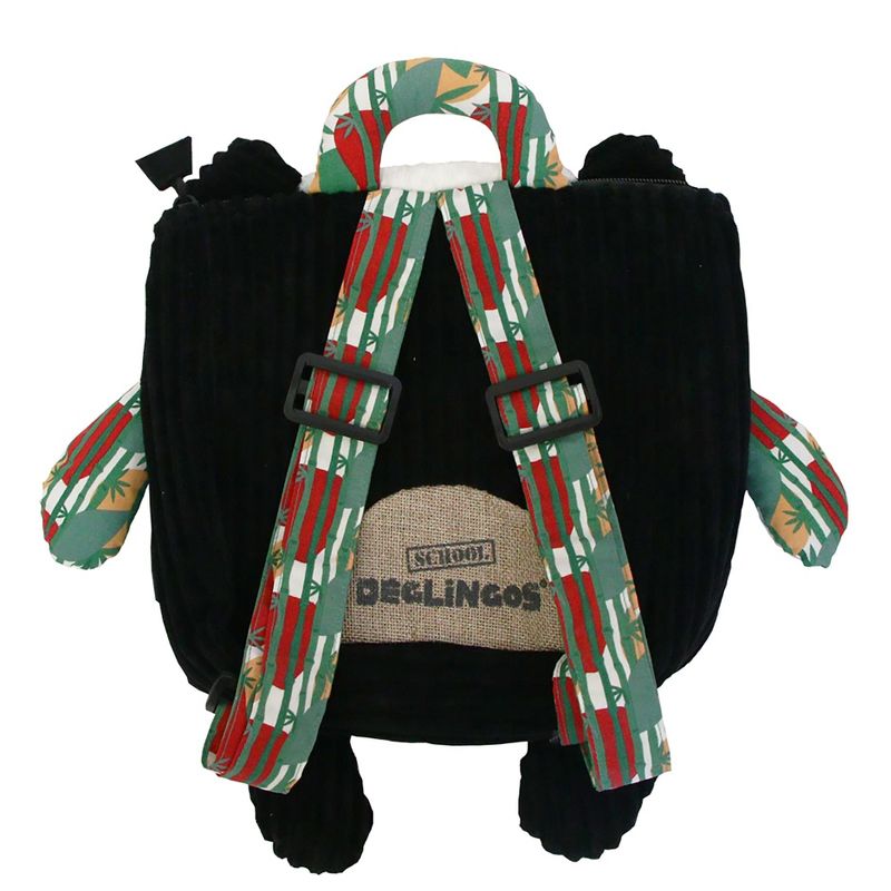 TriAction Toys Les Deglingos Corduroy Backpack Plush | Rototos the Panda, 2 of 3