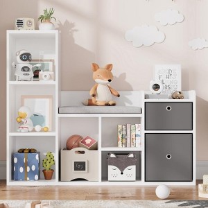 PB Fabric Cushioned Kids Bookcase - 1 of 1