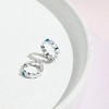 Girls' Heart Cascade Huggie Hoop Sterling Silver Earrings - In Season Jewelry - 4 of 4