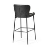 Maven Lane Naomi Metal Bar Stool with Faux Leather 31" - 3 of 4