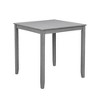 FONTOI Modern Wooden Square Counter Height Dining Table for Stylish Small Home Kitchens and Contemporary Dining Spaces, Gray, 34.5"*34.5"*36" - 2 of 4