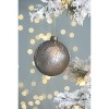Tramull Set of 4 Glass Christmas Ball Ornaments, 4.7" Hanging Decor for Holiday Tree & Party Decorations - 3 of 4