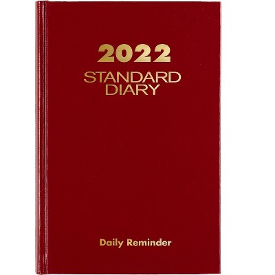2022 AT-A-GLANCE 5" x 7.5" Daily Diary Red (SD387-13-22)