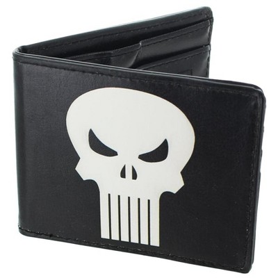 Unknown The Punisher Leather Bifold Wallet