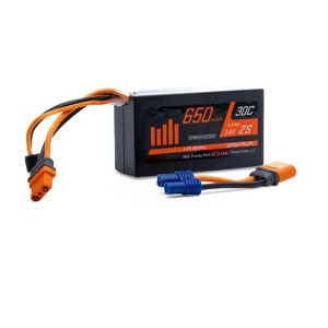 Spektrum SPMX6502SH2 650mAh 2S 7.4V 30C Mini LiPo; IC2 - 1 of 1