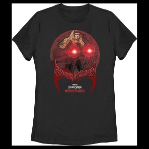 Women's Marvel Doctor Strange in the Multiverse of Madness Powerful Wanda T-Shirt - 1 of 4