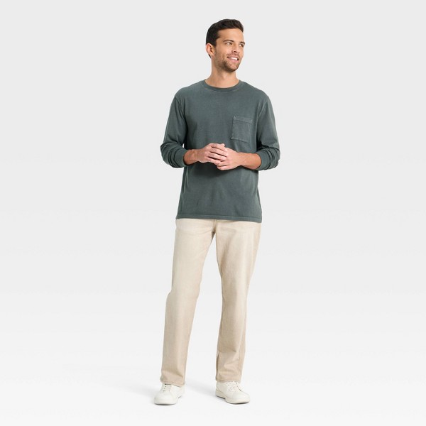 Camiseta de manga larga con bolsillo estilo vintage para hombre - Goodfellow & Co™ 3
