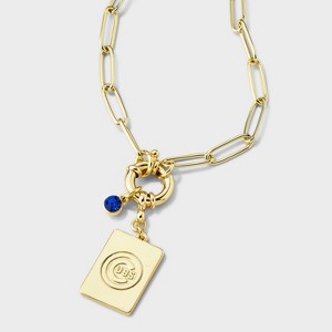 Bijoux Sport by Luv Aj MLB Gold Dog Tag Charm Necklace - 1 of 4