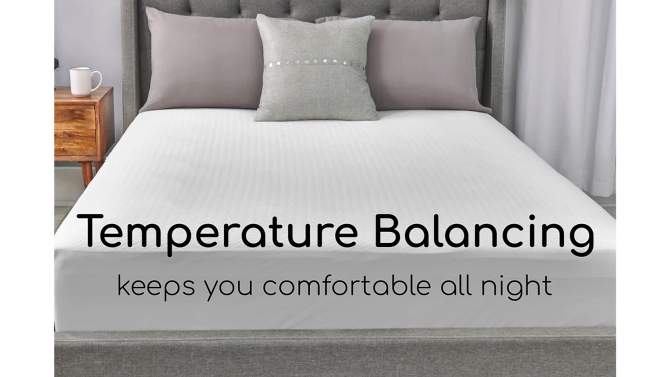 Perfect Protection Temperature Regulating Mattress Protector - Allerease, 2 of 8, play video