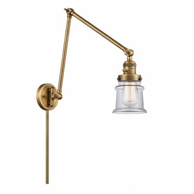 Canton - 1 Light Double Extension Swing Arm Wall Sconce In Industrial Style-30 Inches Tall and 8 Inches Wide