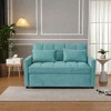 VYNXARIA Two Seater Pull Out Sofa Bed, Adjustable Backrest With Three USB Ports, Two Side Pockets, 3 in 1 Convertible Sleeper Sofa - 3 of 4