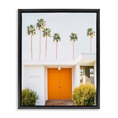 Stupell Industries Palm Springs Orange Door, 25" x 31"
