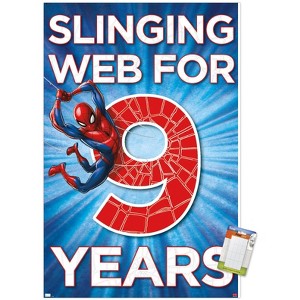 Trends International Marvel Spider-Man - Happy 9th Birthday Unframed Wall Poster Prints - 1 of 4