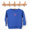The Juniper Shop Embroidered Choose Joy Rainbow Toddler Sweatshirt - 2 of 3