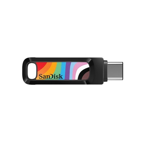 Sandisk Pride Dual Drive 128gb Usb Type-c Flash Drive : Target