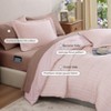 BAGOKIE 7 Pieces Bed in a Bag with Revesible Comforter, Sheets, Pillowcases & Shams, - 3 of 4