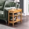 American Heritage 3 Tier End Table with Drawer - Breighton Home - 2 of 4