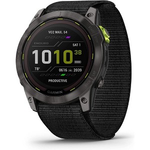 Refurbished: Garmin Enduro 2 1.4" Smartwatch with GPS, Black - 010-02754-01 - Manufacturer Refurbished - 1 of 4