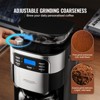VEVOR Coffee Maker with Grinder, 8 Cup Coffee Machine, Grind and Brew Coffee Maker with 3 Brew Strength Control, 24-Hour Timer for Auto Brew - 4 of 4