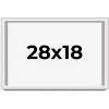 PosterPalooza | Shadow Box 1.5" Depth Silver Picture Frame - UV Acrylic, Backing Board, Hanging Hardware - 2 of 4