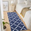Modern Rug Non Slip Low Pile Rug Soft Contemporary Throw Floor Cover Foldable Indoor Carpet for Living Room Bedroom Playroom Nursery - 4 of 4