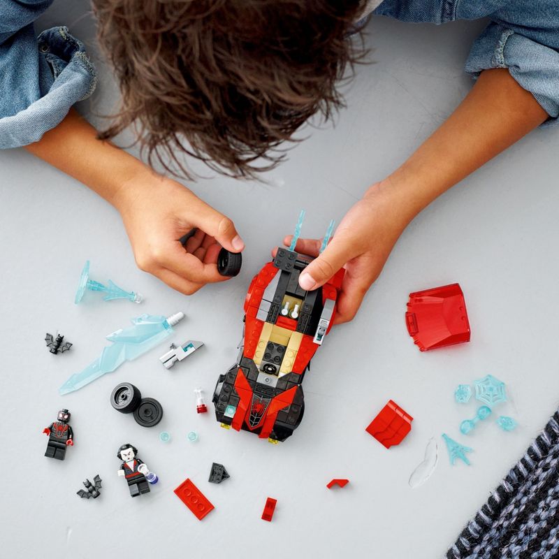 LEGO Marvel Miles Morales vs. Morbius Toy Car Set 76244, 6 of 8