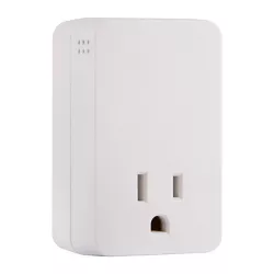 GE 1-Outlet Surge Tap 1080J Grounded Audible Alarm