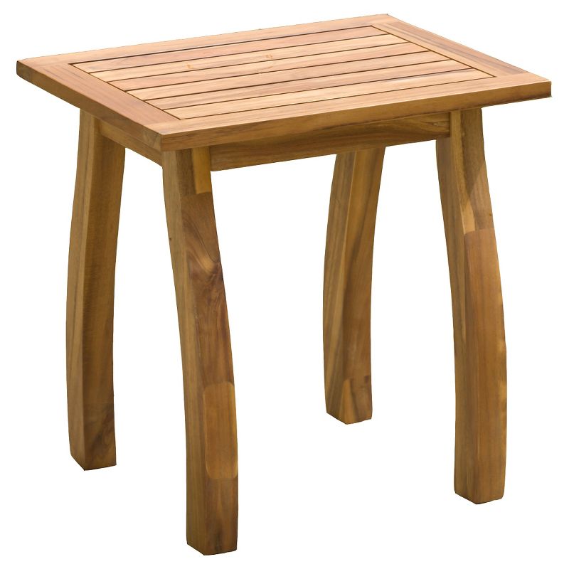 Selma Acacia Accent Table - Christopher Knight Home, 1 of 10
