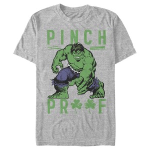 Men's Marvel St. Patrick's Day Hulk Pinch Proof T-Shirt - 1 of 4
