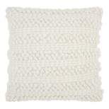 Woven Striped Life Styles Square Throw Pillow - Mina Victory