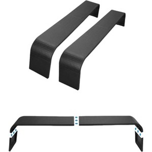 Acekool Trailer Fenders (2-Pack) - Fits 13"-15" Wheels on Tandem Axles, 12-Gauge Steel, 73"x10"x13" Unpainted - 1 of 4