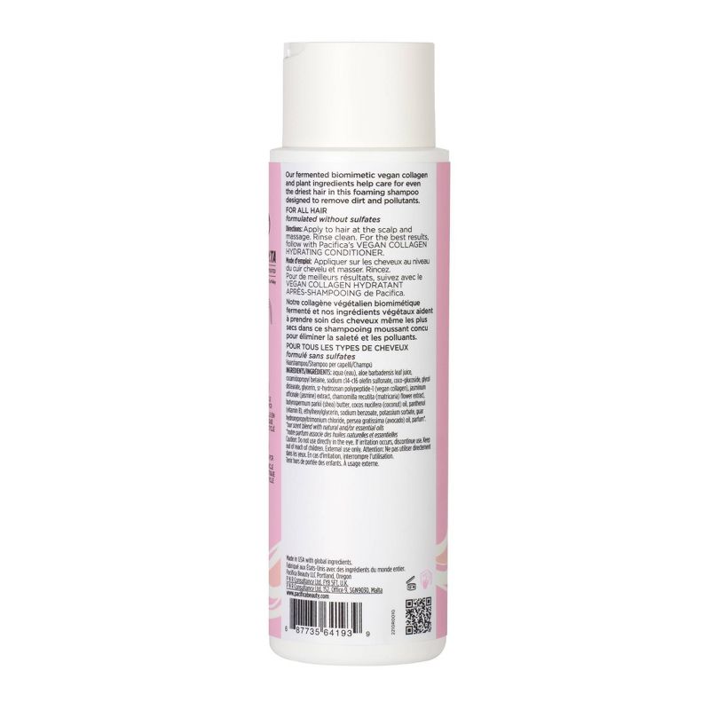 Pacifica Vegan Collagen Deep Hydration Shampoo - 12 fl oz, 4 of 11