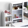 Fashion Vanity Desk with Mirror and Lights for Makeup and Chair, Vanity Mirror with Lights and Table Set with 3 Color Lighting Brightness Adjustable - 3 of 4