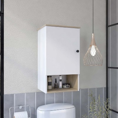 Munora Alaska Medicine Cabinet - Single Door with 3 Storage Shelves - Soft Close, Humidity-Resistant - Bathroom Organizer
