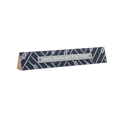 Beachcombers Deck Docks And Flip Flops Message Bar