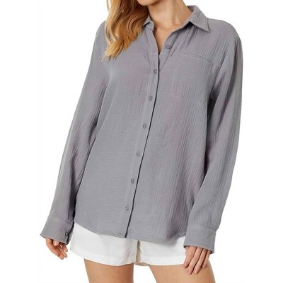 Women's Wo's Gauze Long Sleeve Taylor Shirt - Dylan