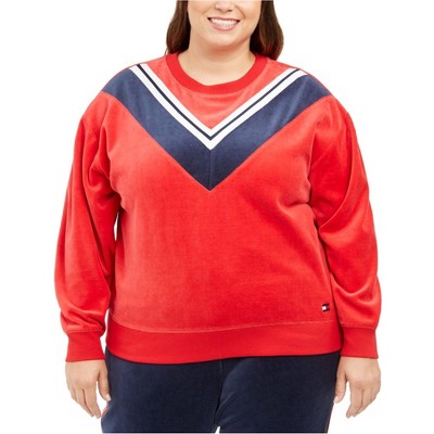 Tommy Hilfiger Womens Colorblock Sweatshirt